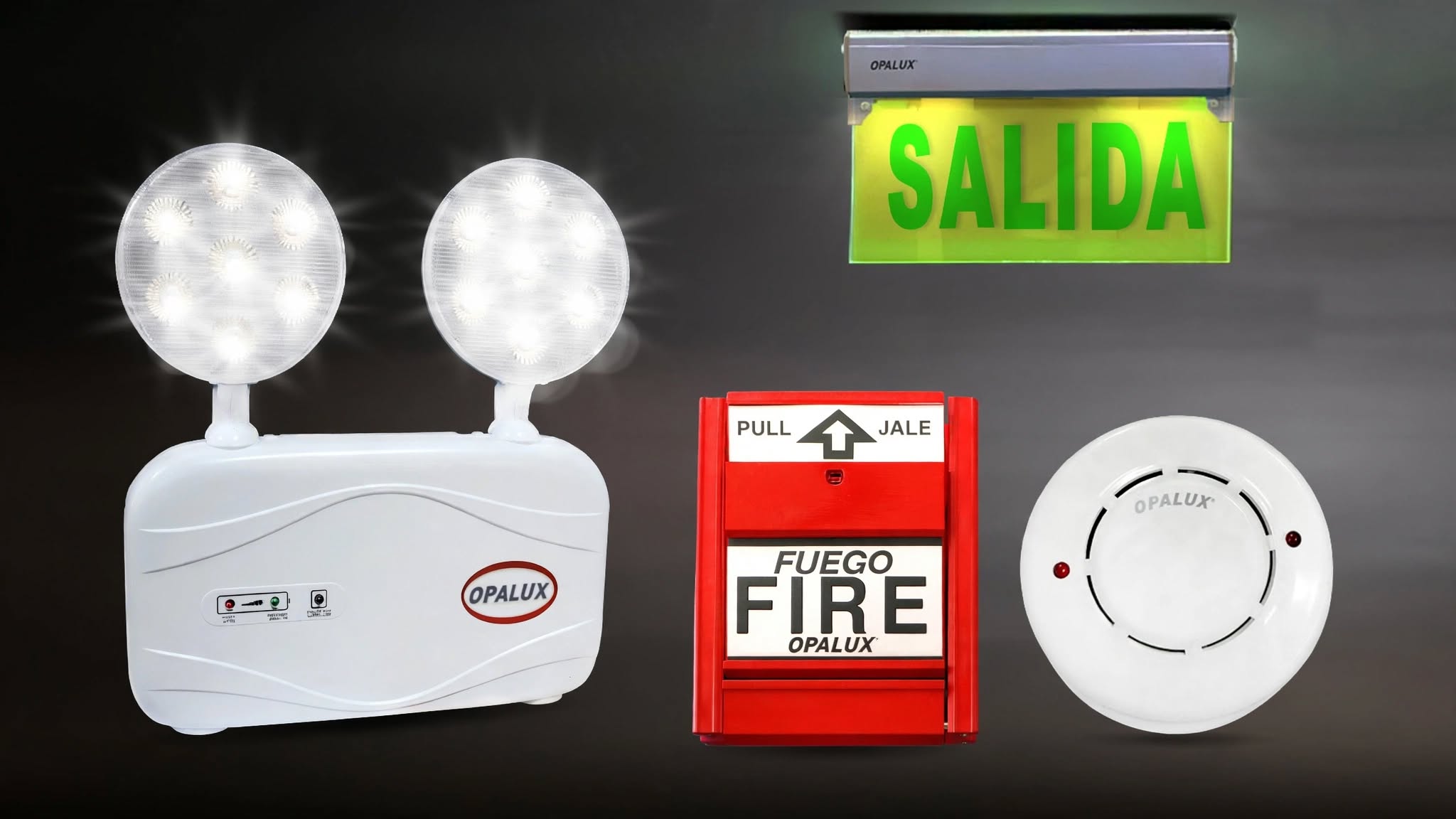 Equipos de emergencia y seguridad Opalux
